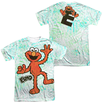 Sesame Street Elmo Scribble men's all-over print t-shirt
