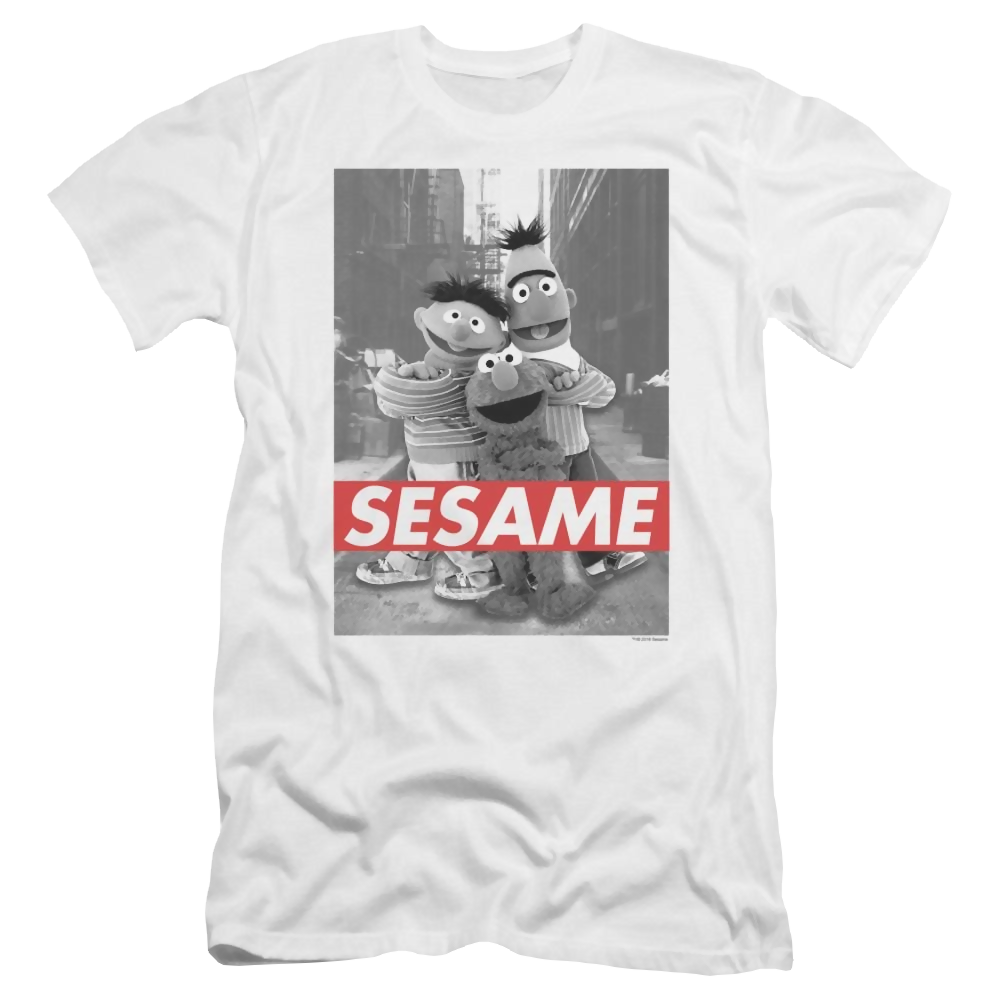 Sesame Street Sesame Men's Premium Slim Fit T-Shirt Men's Premium Slim Fit T-Shirt Sesame Street