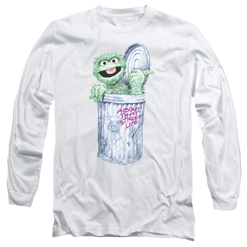 Sesame Street About That Street Life Men's Long Sleeve T-Shirt Men's Long Sleeve T-Shirt Sesame Street