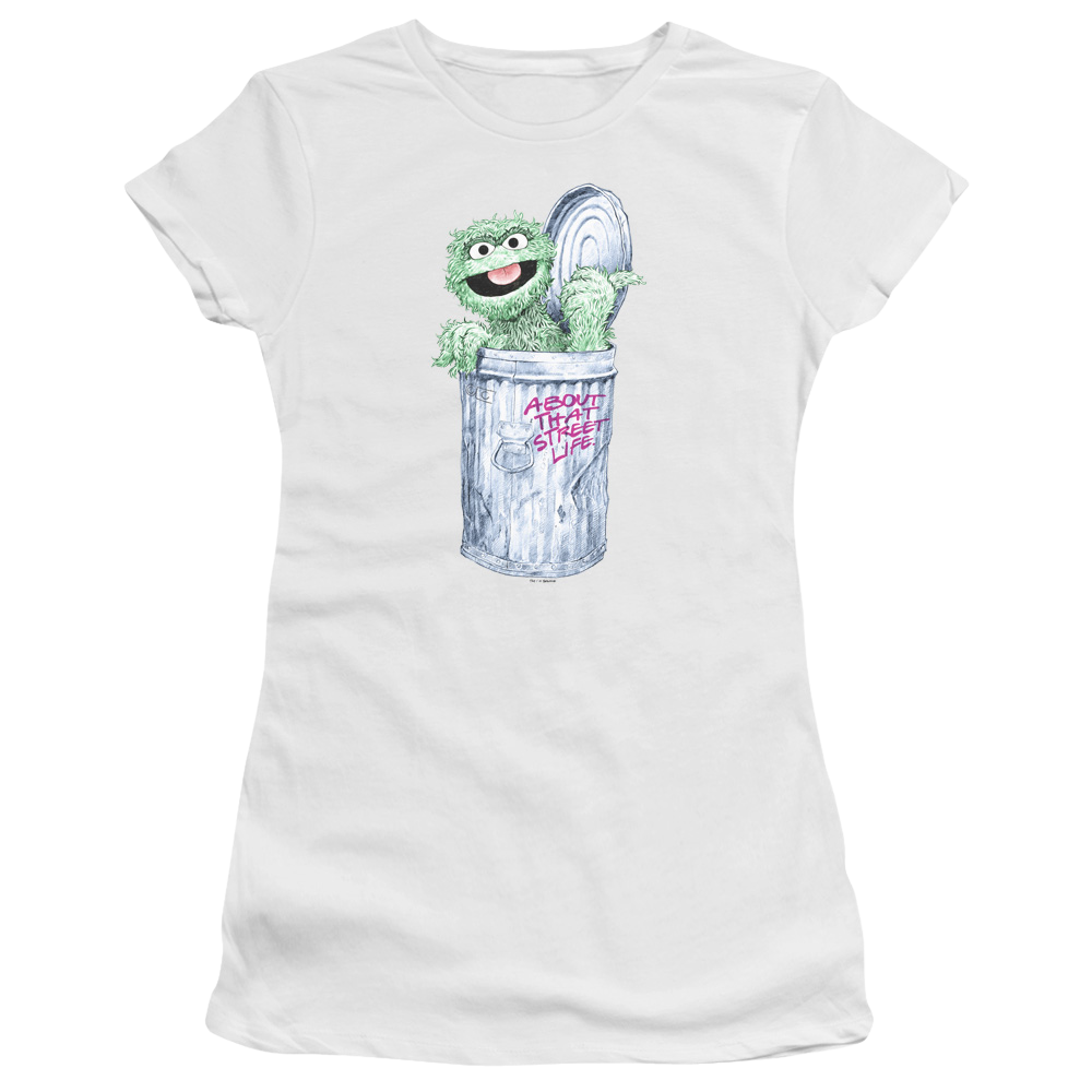 Sesame Street About That Street Life Juniors T-Shirt Juniors T-Shirt Sesame Street