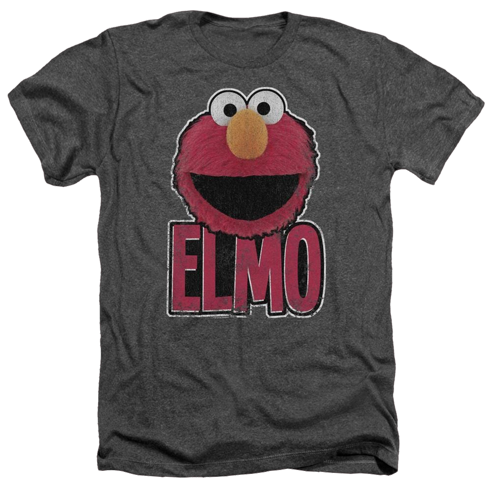 Sesame Street Elmo Smile Men's Heather T-Shirt Men's Heather T-Shirt Sesame Street