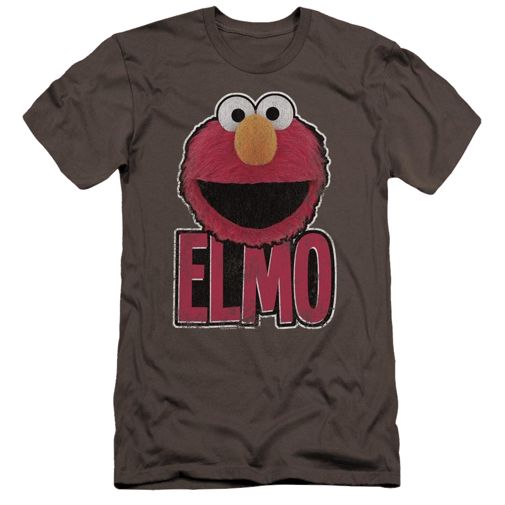 Sesame Street Elmo Smile Men's Premium Slim Fit T-Shirt Men's Premium Slim Fit T-Shirt Sesame Street
