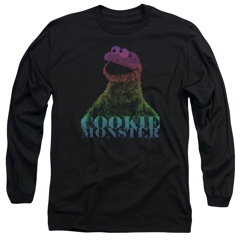 Sesame Street Cm Halftone Men's Long Sleeve T-Shirt Men's Long Sleeve T-Shirt Sesame Street