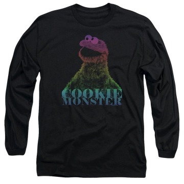 Sesame Street Cm Halftone Men's Long Sleeve T-Shirt Men's Long Sleeve T-Shirt Sesame Street