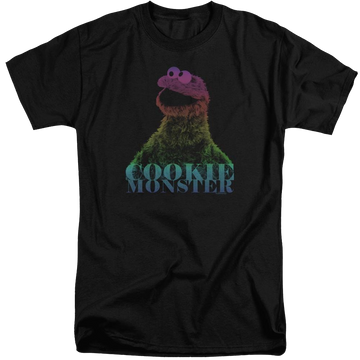 Sesame Street Cm Halftone Men's Tall Fit T-Shirt Men's Tall Fit T-Shirt Sesame Street
