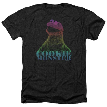 Sesame Street Cm Halftone Men's Heather T-Shirt Men's Heather T-Shirt Sesame Street