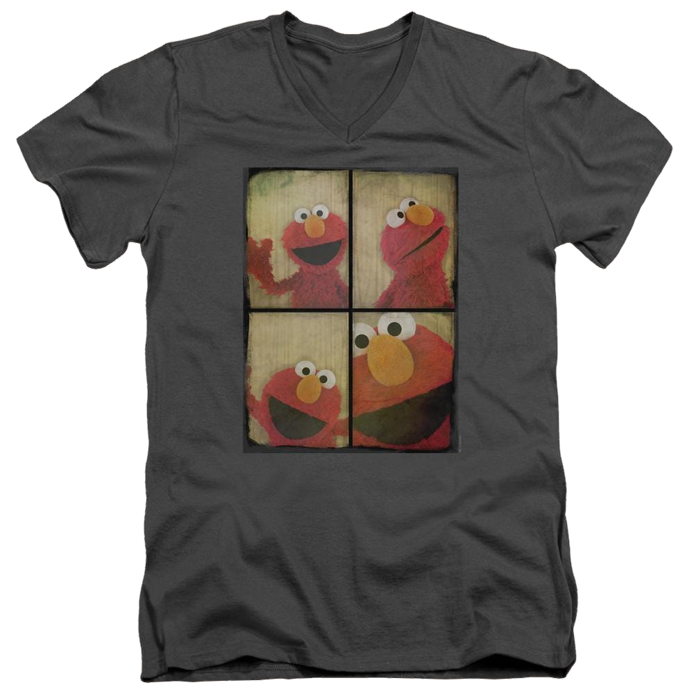 Sesame Street Photo Booth Elmo Men's V-Neck T-Shirt Men's V-Neck T-Shirt Sesame Street