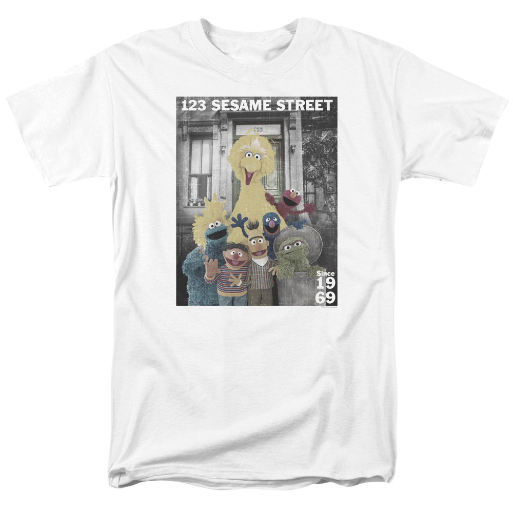 Sesame Street Best Address Men's Regular Fit T-Shirt Men's Regular Fit T-Shirt Sesame Street