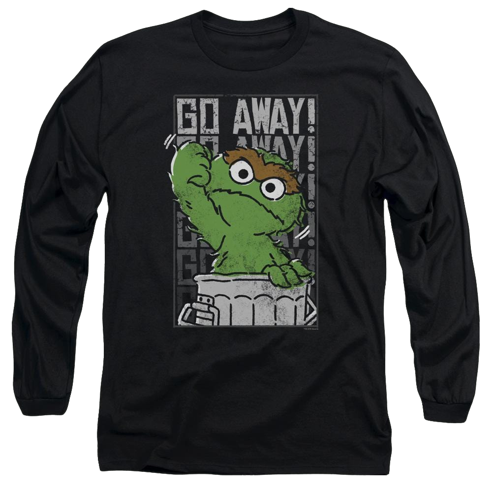 Sesame Street Go Away Men's Long Sleeve T-Shirt Men's Long Sleeve T-Shirt Sesame Street