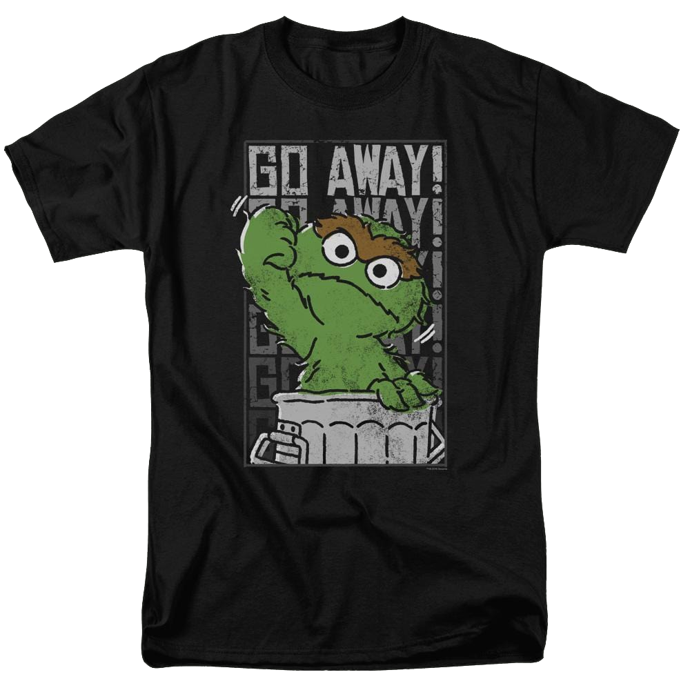 Sesame Street Go Away Men's Regular Fit T-Shirt Men's Regular Fit T-Shirt Sesame Street