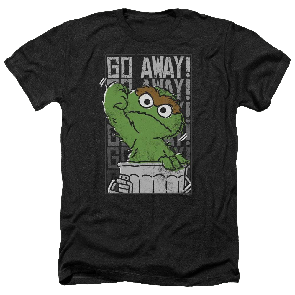 Sesame Street Go Away Men's Heather T-Shirt Men's Heather T-Shirt Sesame Street