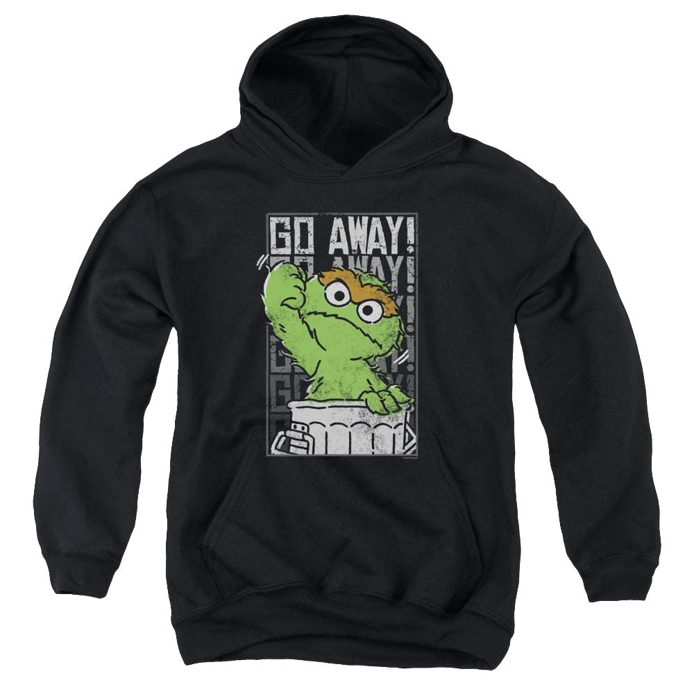Sesame Street Go Away Youth Hoodie (Ages 8-12) Youth Hoodie (Ages 8-12) Sesame Street