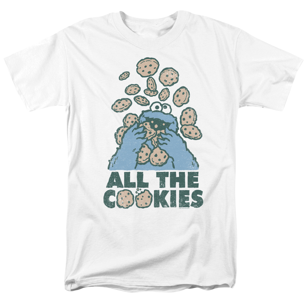 Sesame Street All The Cookies Men's Regular Fit T-Shirt Men's Regular Fit T-Shirt Sesame Street