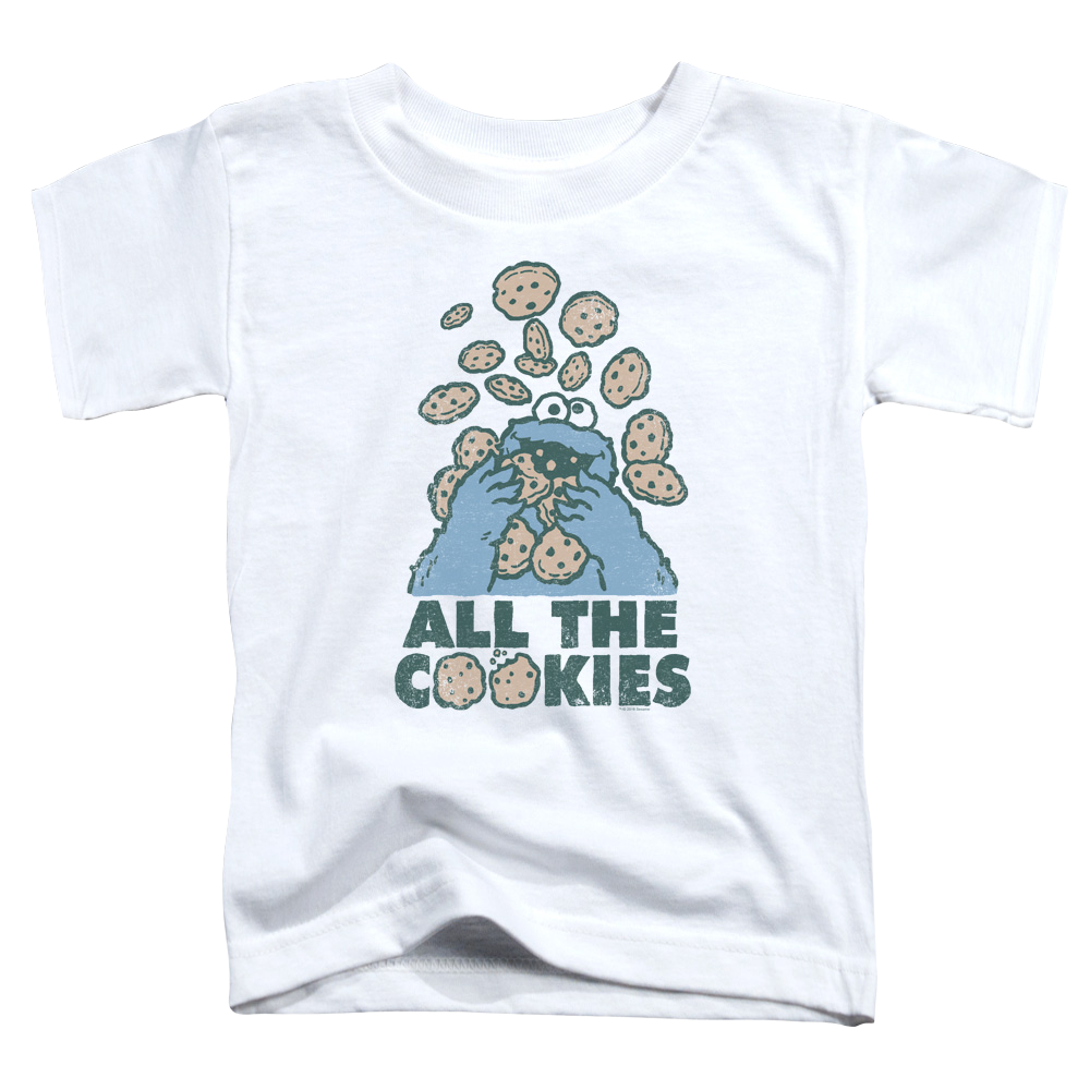 Sesame Street All The Cookies Toddler T-Shirt Toddler T-Shirt Sesame Street