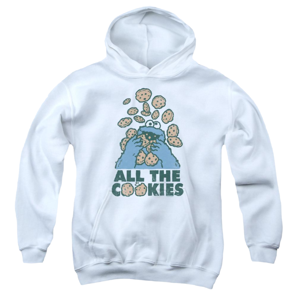 Sesame Street All The Cookies Youth Hoodie (Ages 8-12) Youth Hoodie (Ages 8-12) Sesame Street