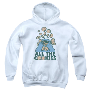 Sesame Street All The Cookies Youth Hoodie (Ages 8-12) Youth Hoodie (Ages 8-12) Sesame Street