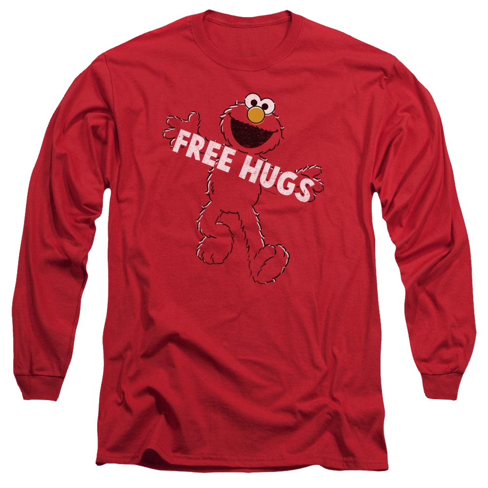 Sesame Street Free Hugs Men's Long Sleeve T-Shirt Men's Long Sleeve T-Shirt Sesame Street