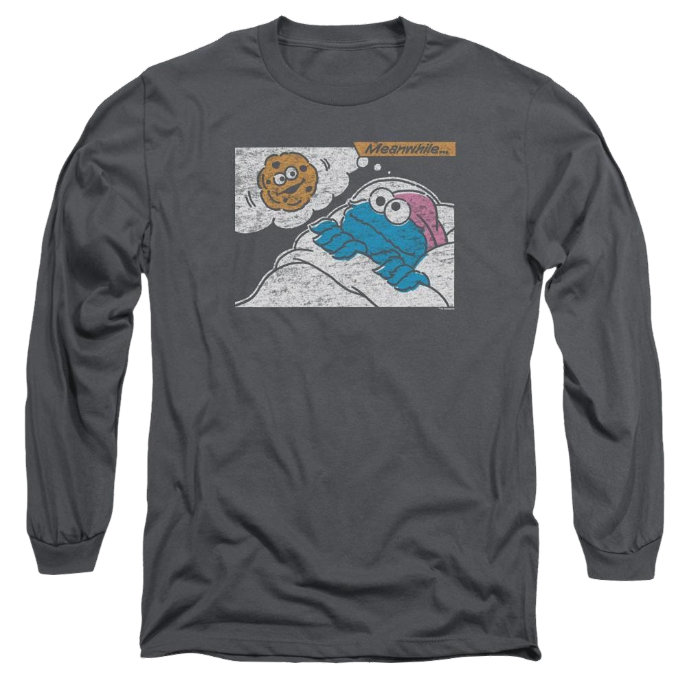 Sesame Street Meanwhile Men's Long Sleeve T-Shirt Men's Long Sleeve T-Shirt Sesame Street