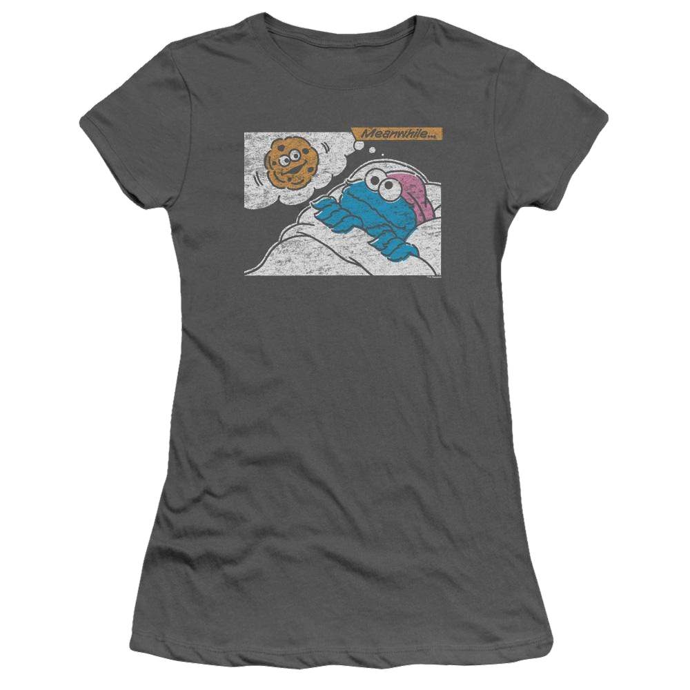 Sesame Street Meanwhile Juniors T-Shirt Juniors T-Shirt Sesame Street