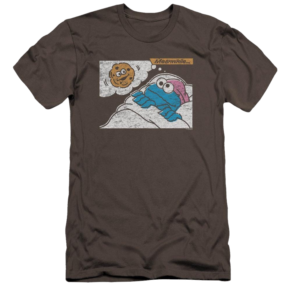 Sesame Street Meanwhile Men's Premium Slim Fit T-Shirt Men's Premium Slim Fit T-Shirt Sesame Street