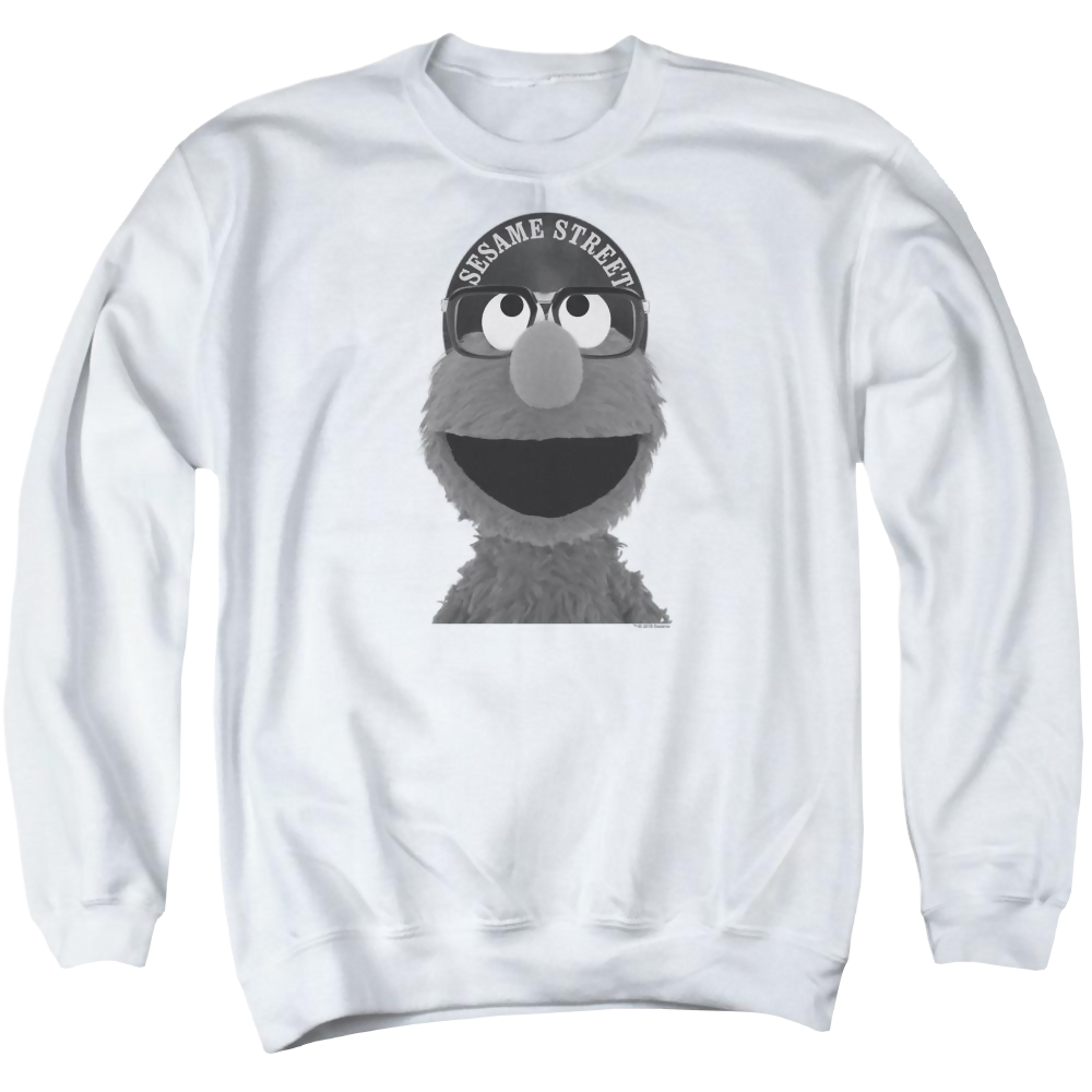 Sesame Street Elmo Lee Men's Crewneck Sweatshirt Men's Crewneck Sweatshirt Sesame Street