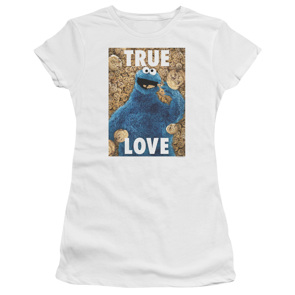 Sesame Street Beautiful Cookies Juniors T-Shirt Juniors T-Shirt Sesame Street