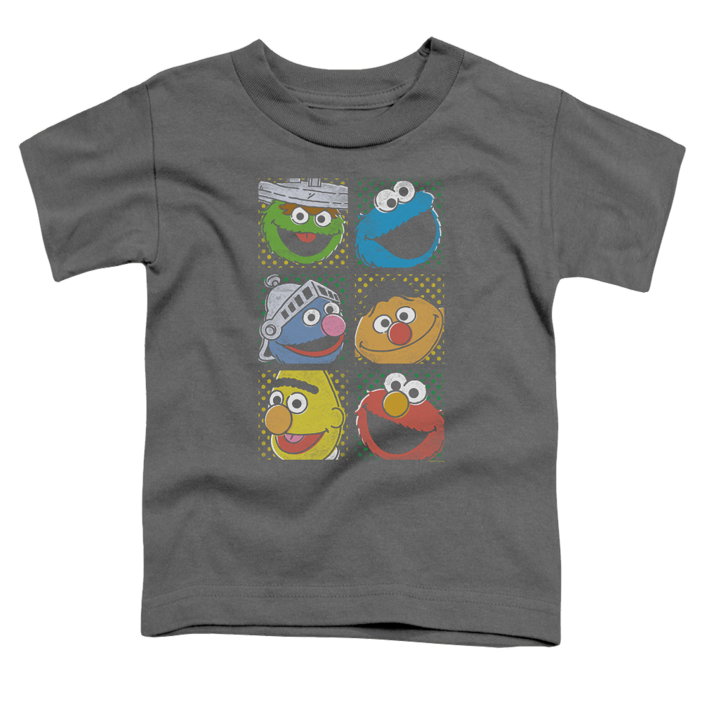 Sesame Street Group Squares - Toddler T-Shirt Toddler T-Shirt Sesame Street