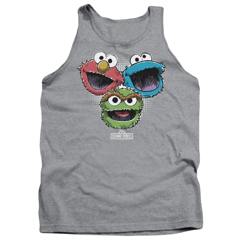Sesame Street Halftone Heads Men's Tank Men's Tank Sesame Street