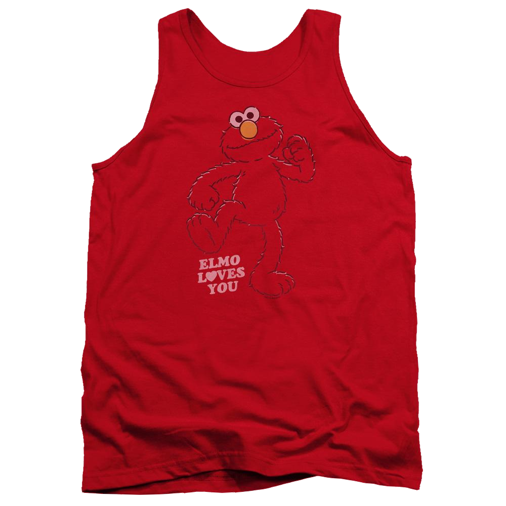 Sesame Street Elmo Loves You Men's Tank Men's Tank Sesame Street