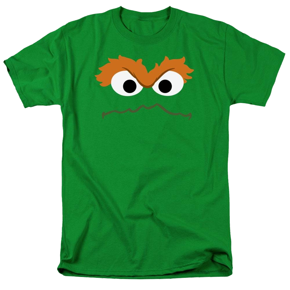 Sesame Street Oscar Face Men's Regular Fit T-Shirt Men's Regular Fit T-Shirt Sesame Street