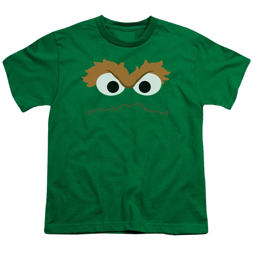 Sesame Street Oscar Face Youth T-Shirt (Ages 8-12) Youth T-Shirt (Ages 8-12) Sesame Street