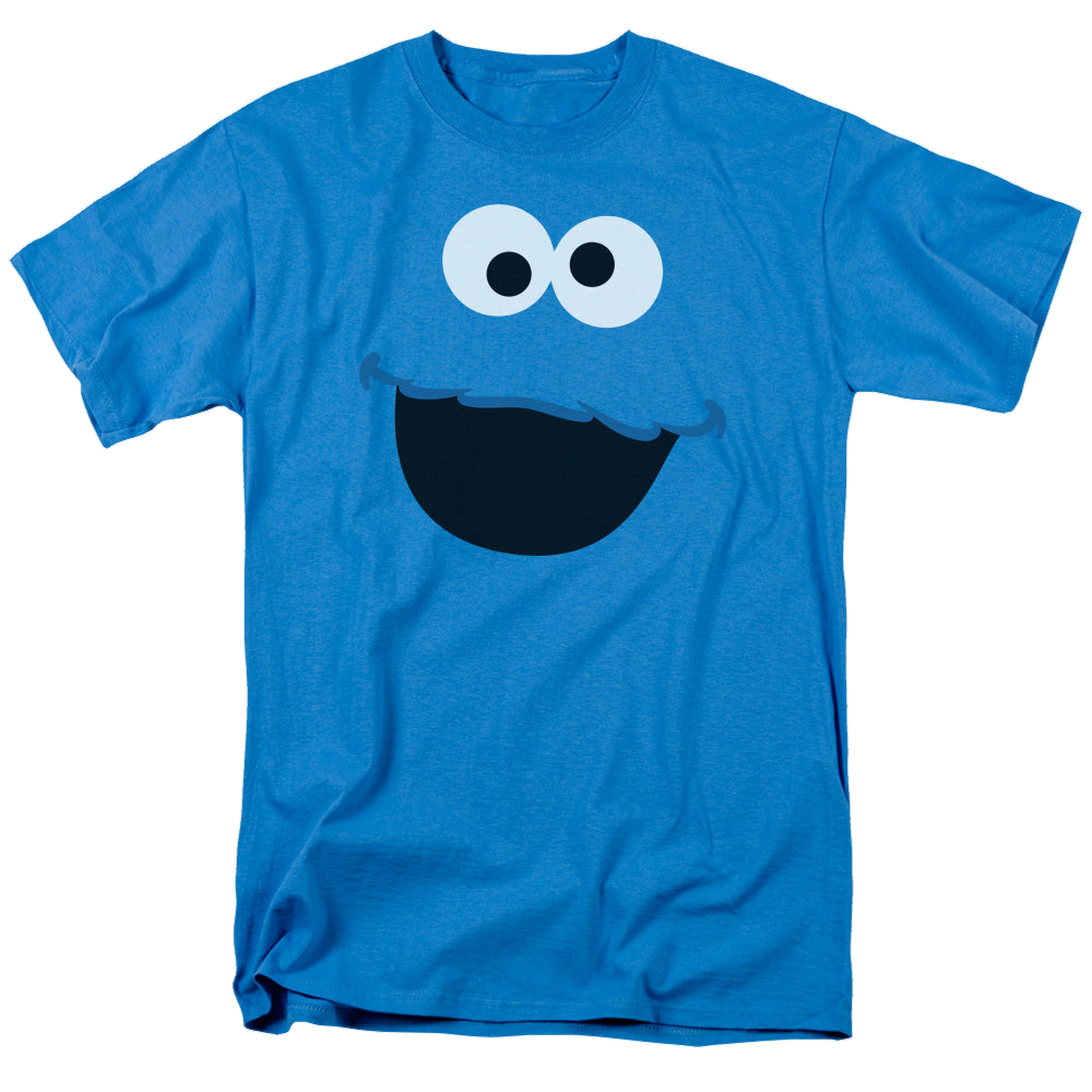 Sesame Street Cookie Monster Face - Men's Regular Fit T-Shirt Men's Regular Fit T-Shirt Sesame Street