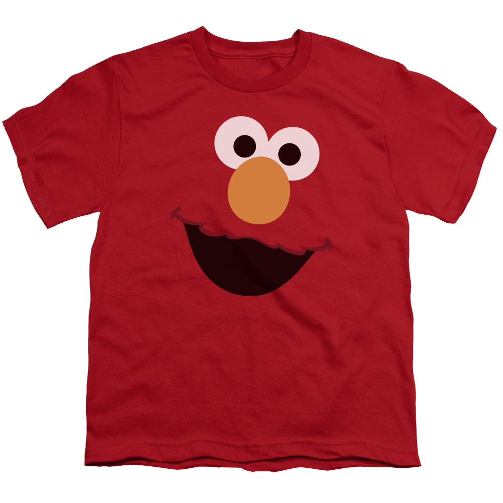 Sesame Street Elmo Face Youth T-Shirt (Ages 8-12) Youth T-Shirt (Ages 8-12) Sesame Street