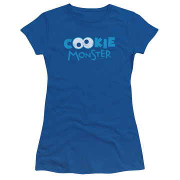 Royal juniors t-shirt with Sesame Street Cookie Eyes graphic