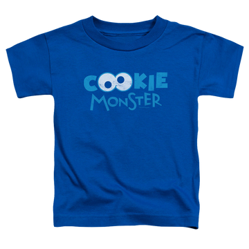 Royal toddler t-shirt with Sesame Street Cookie Eyes graphic