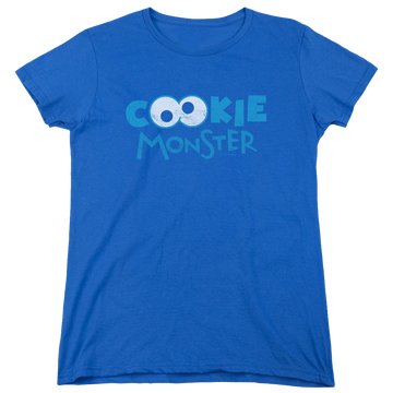 Royal women's t-shirt with Sesame Street Cookie Eyes graphic