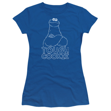 Royal juniors t-shirt with Sesame Street Tough Cookie graphic