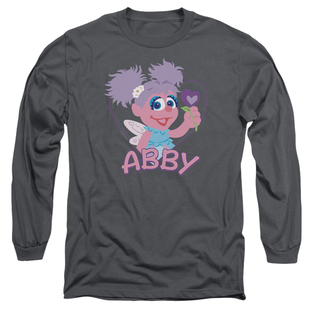 Sesame Street Flat Abby - Men's Long Sleeve T-Shirt Men's Long Sleeve T-Shirt Sesame Street