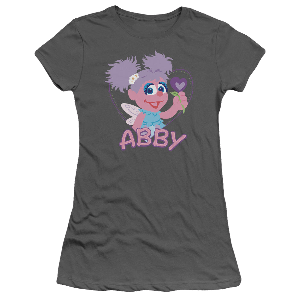 Sesame Street Flat Abby - Juniors T-Shirt Juniors T-Shirt Sesame Street