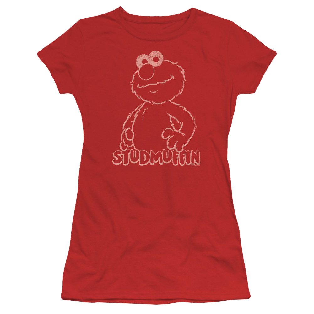 Sesame Street Studmuffin - Juniors T-Shirt Juniors T-Shirt Sesame Street