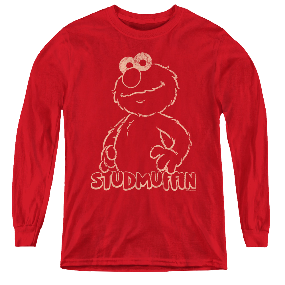 Sesame Street Studmuffin - Youth Long Sleeve T-Shirt Youth Long Sleeve T-Shirt Sesame Street
