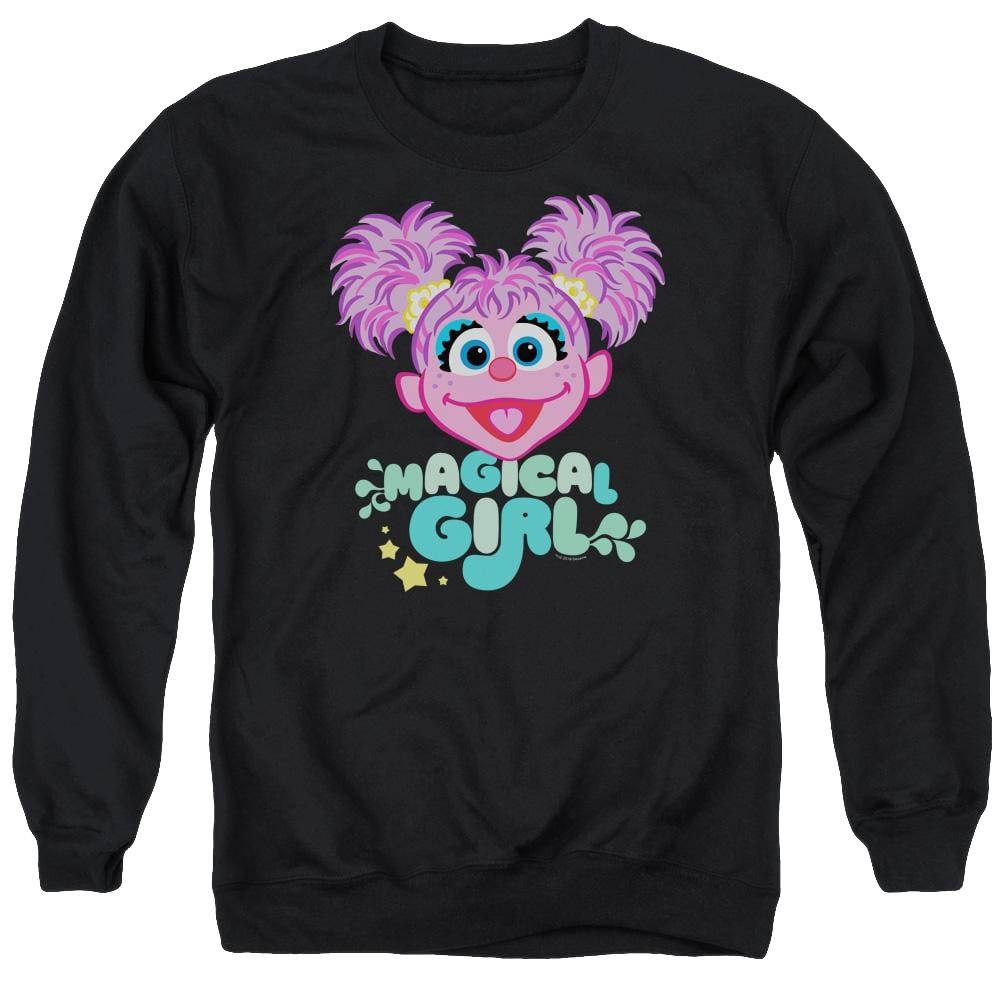 Sesame Street Scribble Head Men's Crewneck Sweatshirt Men's Crewneck Sweatshirt Sesame Street