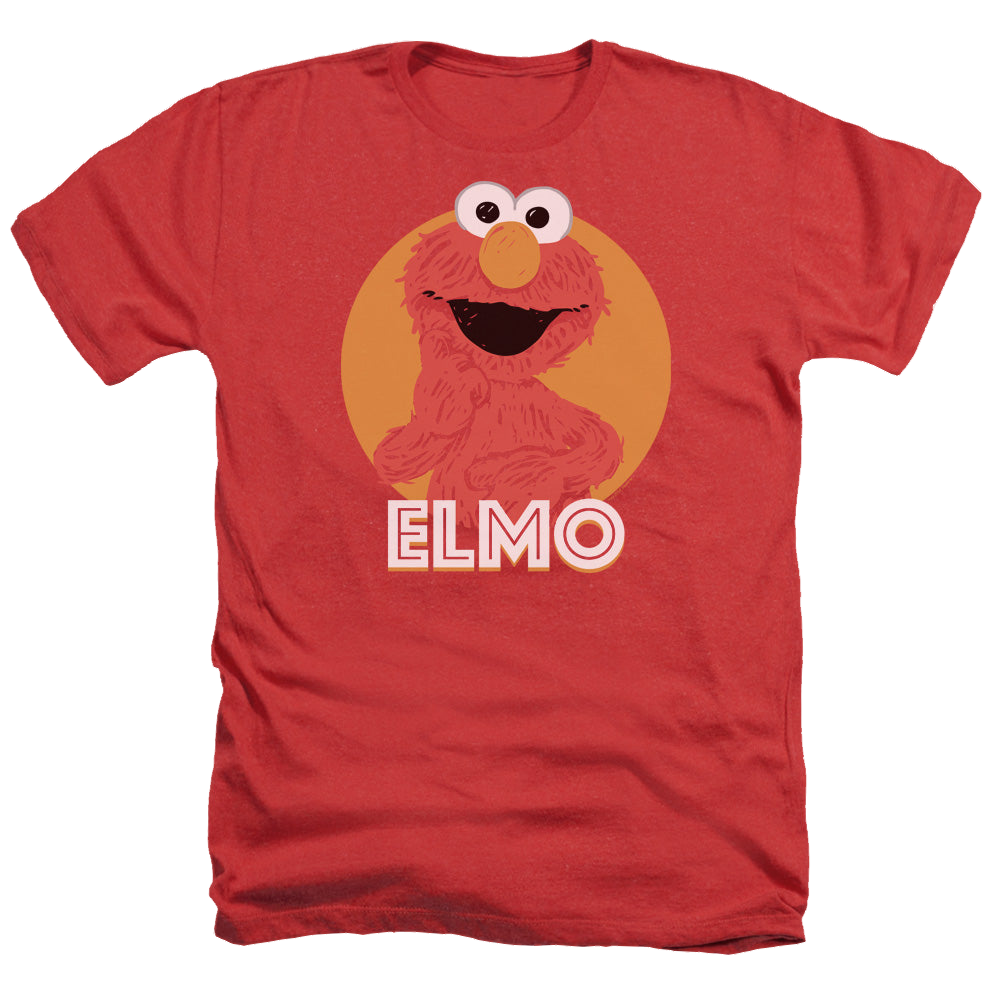 Sesame Street Elmo Scribble - Men's Heather T-Shirt Men's Heather T-Shirt Sesame Street