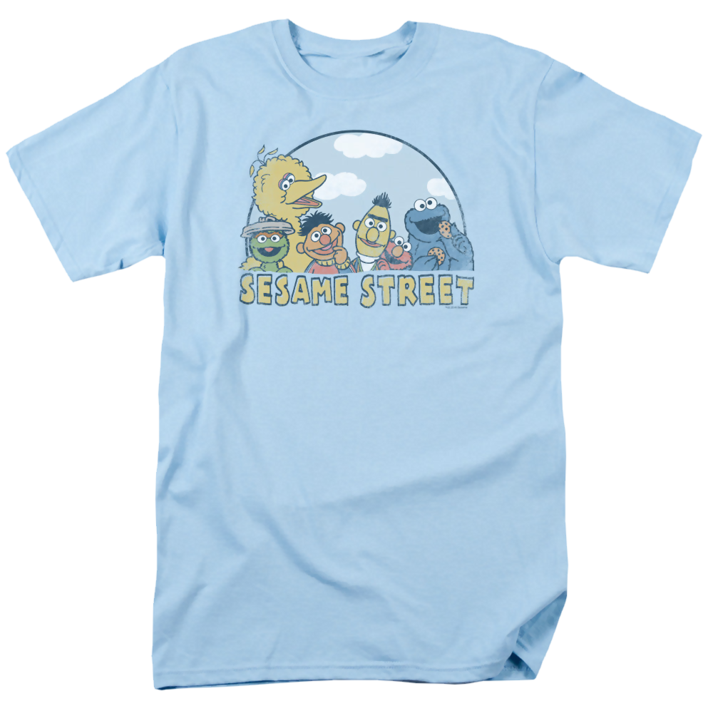 Sesame Street Sesame Group - Men's Regular Fit T-Shirt Men's Regular Fit T-Shirt Sesame Street