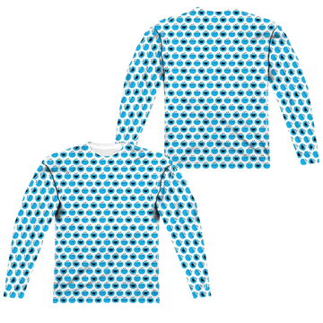 Sesame Street Simple Cookie Pattern men's all-over print long sleeve