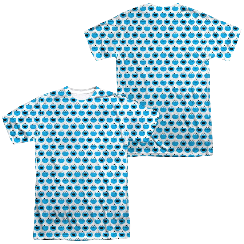 Sesame Street Simple Cookie Pattern Men's All Over Print T-Shirt Men's All-Over Print T-Shirt Sesame Street