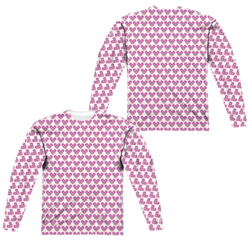 Sesame Street Simple Abby Pattern men's all-over print long sleeve