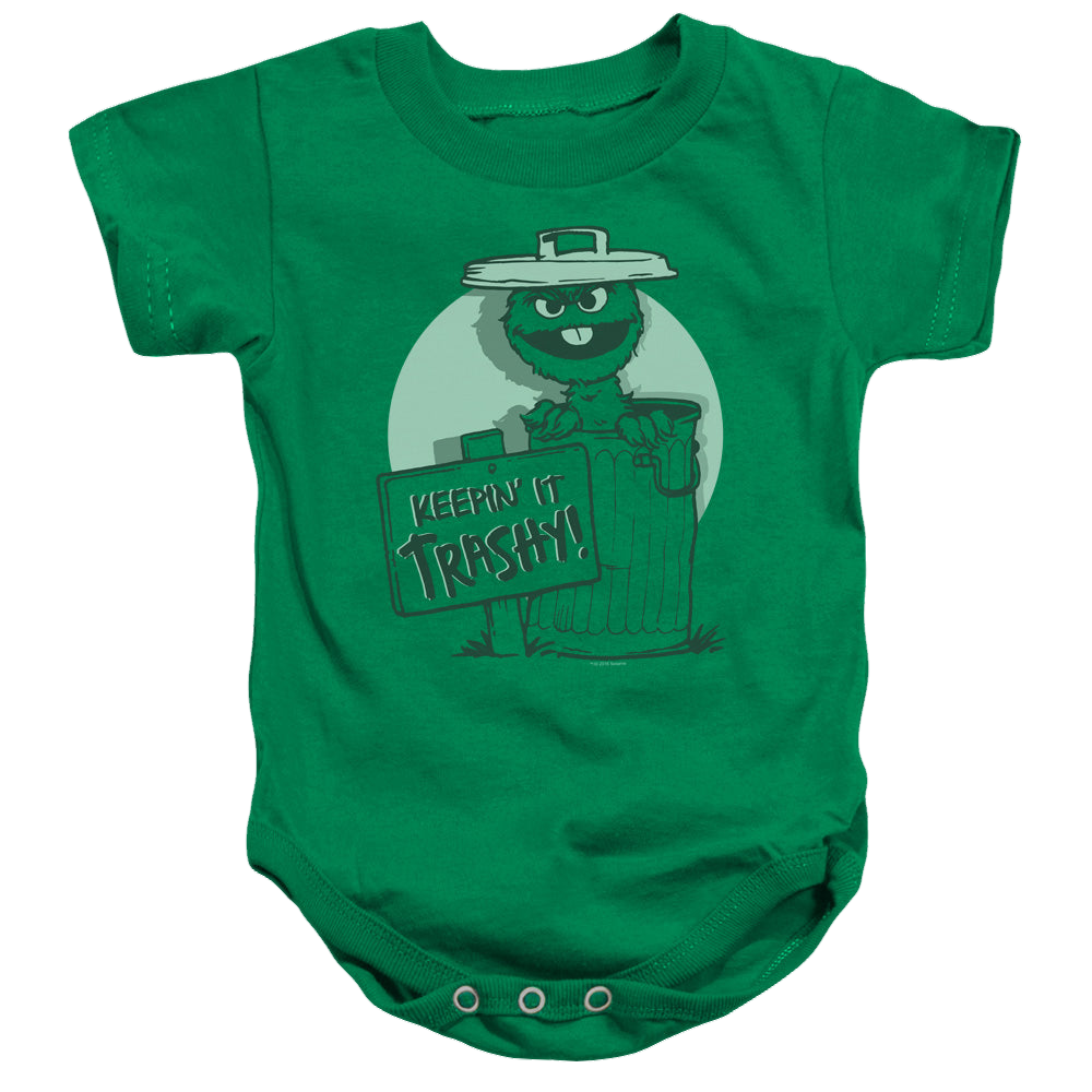 Sesame Street Keepin It Trashy - Baby Bodysuit Baby Bodysuit Sesame Street