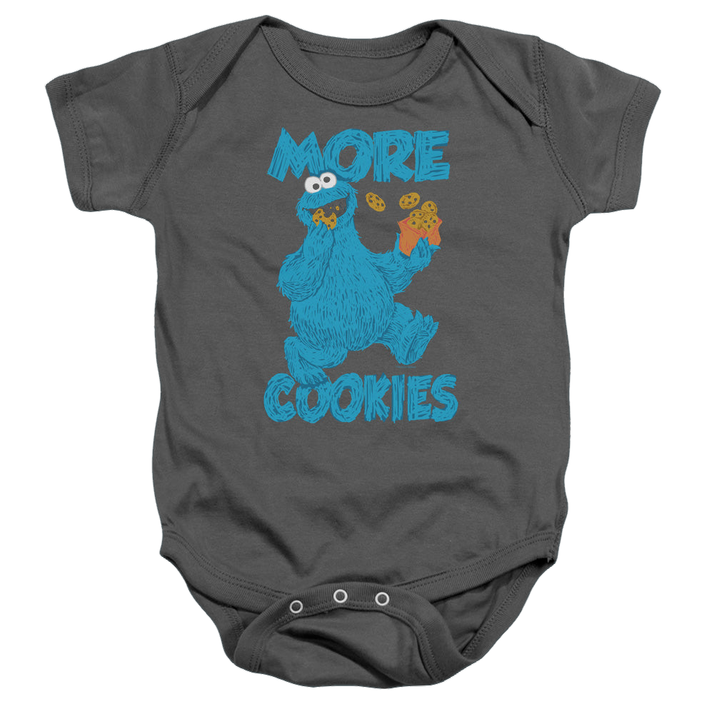 Sesame Street More Cookies - Baby Bodysuit Baby Bodysuit Sesame Street