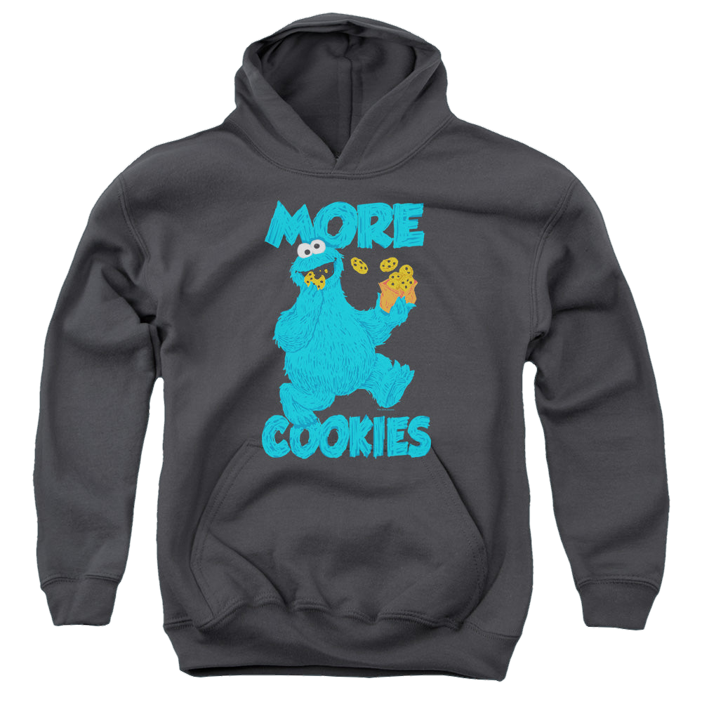 Sesame Street More Cookies - Youth Hoodie Youth Hoodie (Ages 8-12) Sesame Street